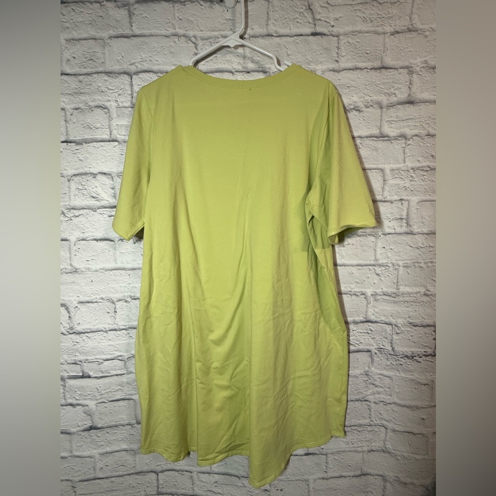 Eileen Fisher Scoop Neck Organic Cotton Shirt Dress, XL - Picture 3 of 5